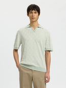 Milas Relaxed Polo Shirt - Aqua Gray Egret