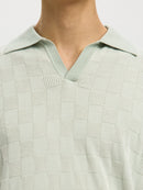 Milas Relaxed Polo Shirt - Aqua Gray Egret