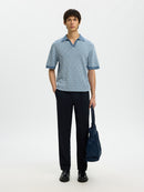 Milas Relaxed Polo Shirt - Blue Mirage Skyway