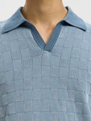 Milas Relaxed Polo Shirt - Blue Mirage Skyway