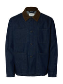 Landon Denim Jacket - Dark Blue Denim