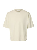Cory Round Neck T-Shirt - Silver Birch