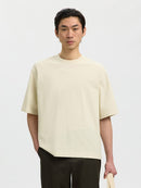 Cory Round Neck T-Shirt - Silver Birch