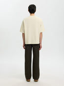 Cory Round Neck T-Shirt - Silver Birch