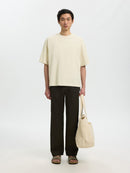 Cory Round Neck T-Shirt - Silver Birch