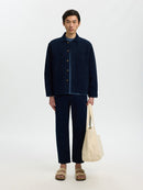 Paz Denim Overshirt - Dark Blue