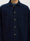 Paz Denim Overshirt - Dark Blue