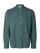 Clay Linen Blend Shirt - Balsam Green