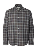 Cole Jay Melange Shirt - Sky Captain Brown