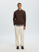 Dane Round Neck Jumper - Bracken
