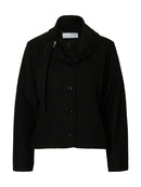 Darla Button Cardigan - Black