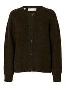 Lulu Ls Knit Short Cardigan - Delicioso Melange