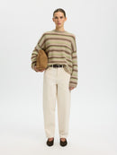 Lulu Round Neck Jumper - Birch