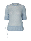 Mayer Round Neck Jumper - Dusty Blue