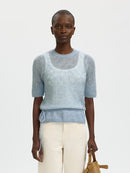Mayer Round Neck Jumper - Dusty Blue