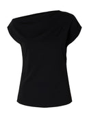 Molly Cold Shoulder Top - Black