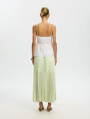 Millie Ankle Plisse Skirt - Lint