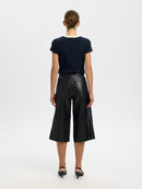 Milly Short Sleeve Tee - Dark Sapphire/egret