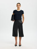 Milly Short Sleeve Tee - Dark Sapphire/egret
