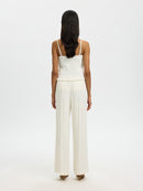 Vinelle Pleat Bandeau Top - Snow White