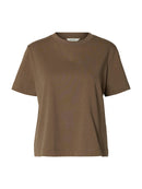 Essential Boxy T-Shirt - Chocolate Chip