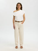 Molly Cold Shoulder Top - Bright White