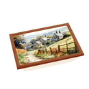 Village Scene Lap Tray