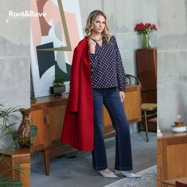 Sherry Wide Leg Jean - Dark Wash