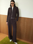 Suiting Blousson Jacket - Moch Brwn/porc Crm
