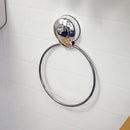 Suctionloc Chrome Wall Mounted Towel Ring