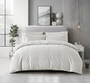 Slouchie Stripe Duvet Cover Set - Natural