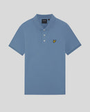 Plain Polo Shirt - Power Blue