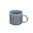 Mug - Navy Embossed Lines
