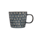 Mug - Navy Lined Reactive Glaze