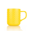 Mug - Yellow Solid Colour Embossed Large