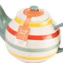 Multi Stripe Autumn 6 Cup Teapot