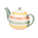 Multi Stripe Autumn 6 Cup Teapot
