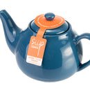 Solid Glaze 2 Cup Teapot - Dark Blue