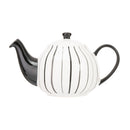 Vertical Stripe 2 Cup Teapot - Grey