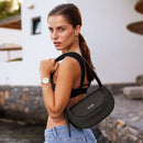 Sacroisé Petite Crossbody - Black & Silver