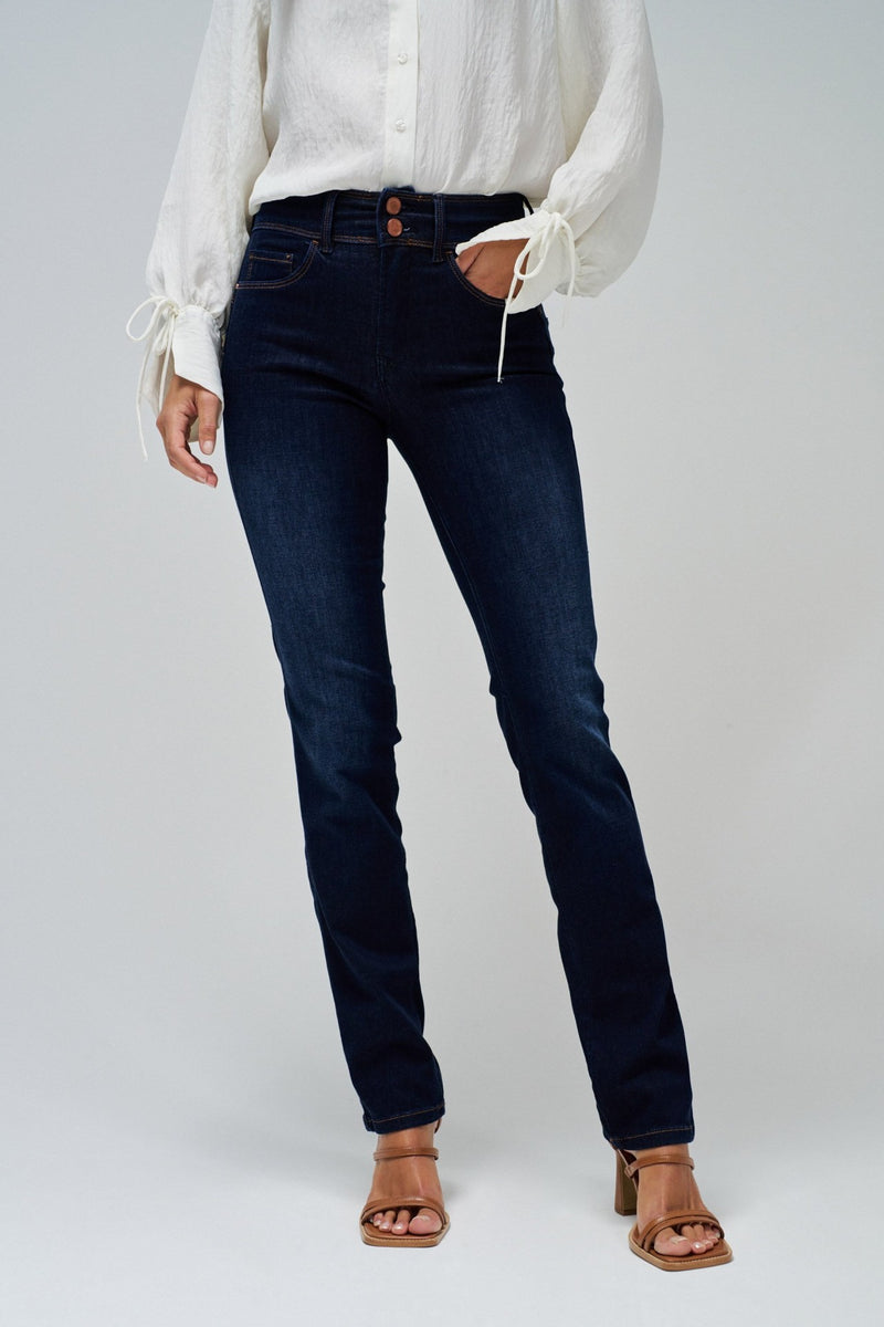 Push In Slim Jean - Blue