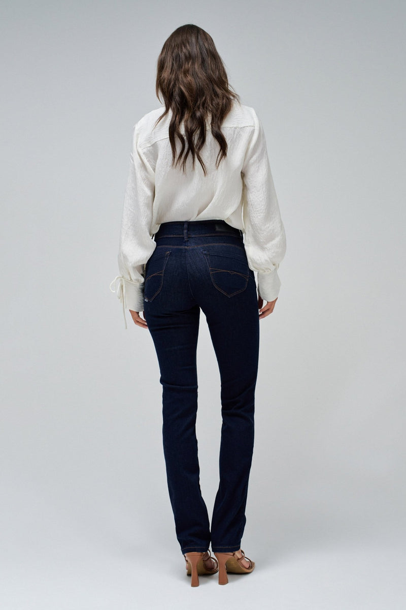 Push In Slim Jean - Blue