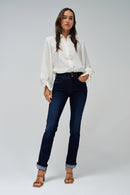 Push In Slim Jean - Blue