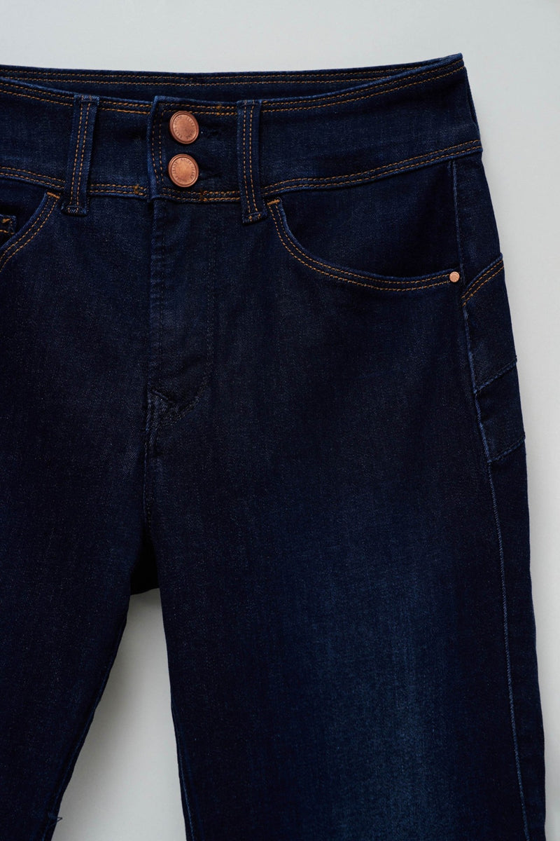 Push In Slim Jean - Blue