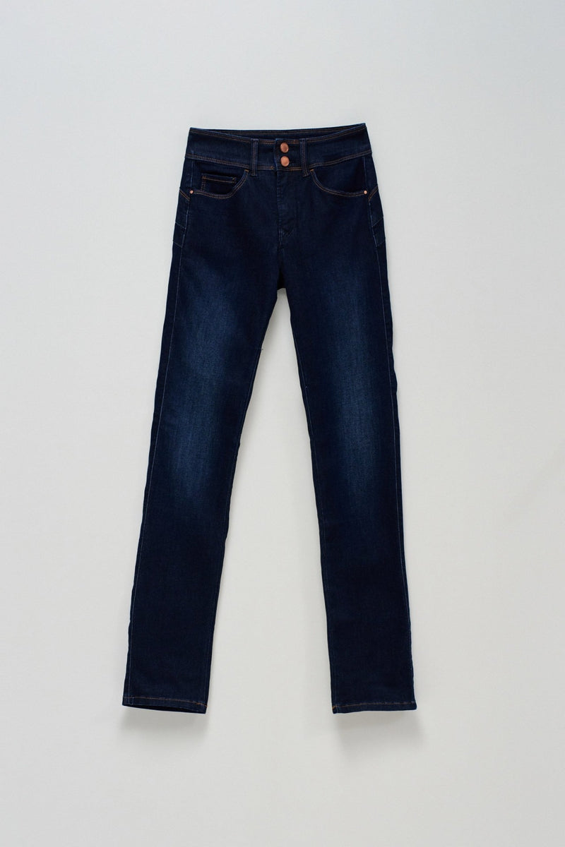 Push In Slim Jean - Blue