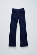 Secret Bootcut with Rhinestone Detail - Blue