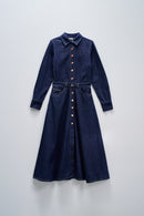 Fit & Flare Dress - Blue