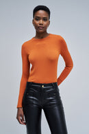 Basic Long Sleeve T-Shirt - Orange