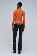 Basic Long Sleeve T-Shirt - Orange