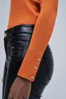 Basic Long Sleeve T-Shirt - Orange